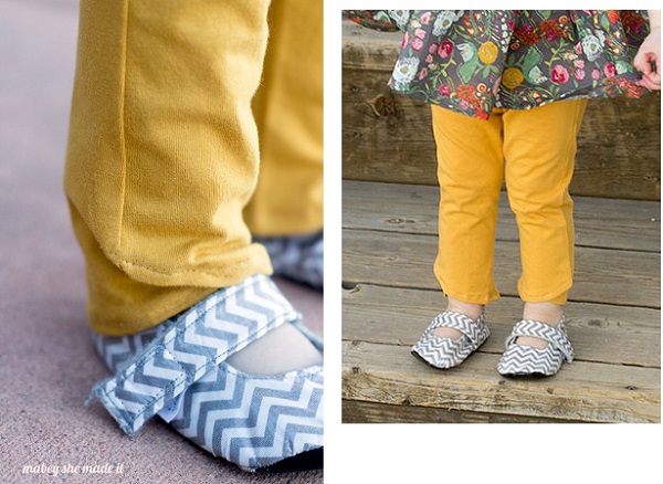 Free pattern: Tulip ankle leggings for little girls