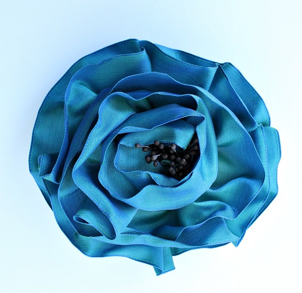 how to make a ribbon rose