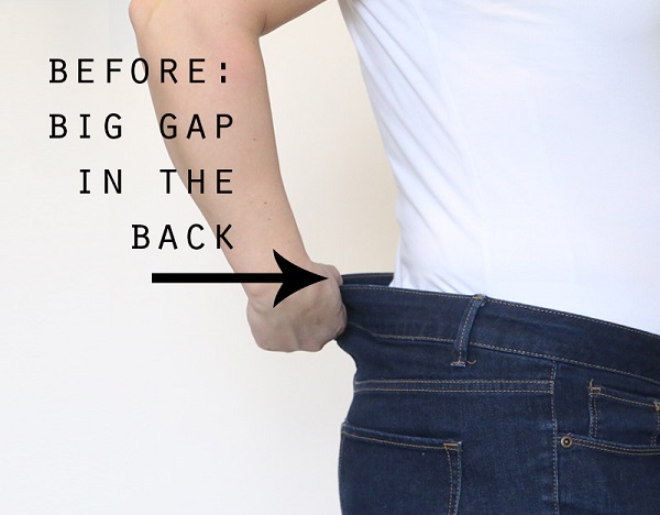 Tutorial: Get rid of jeans gap!