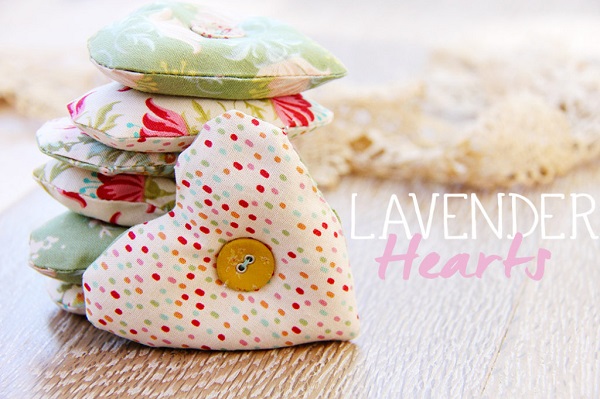 Tutorial: I Heart You lavender sachets