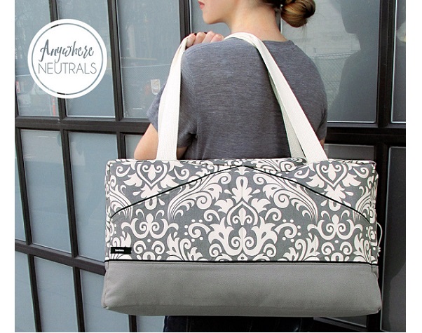 Tutorial: Boxy duffle tote