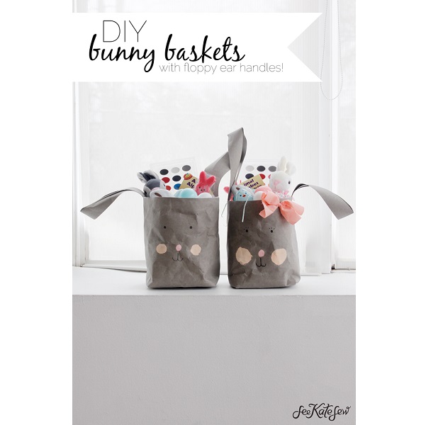 Tutorial: Easter bunny basket bags