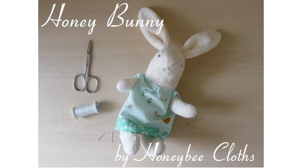 Free pattern: Honey Bunny rabbit doll