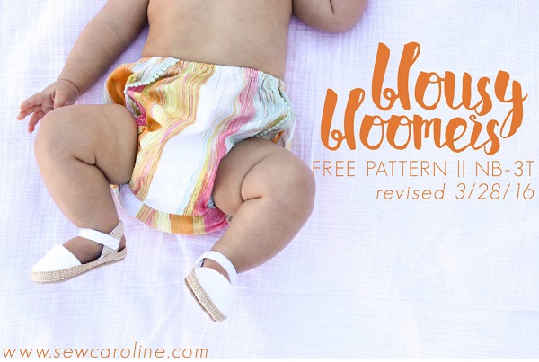 Free pattern: Blousy Bloomers diaper covers