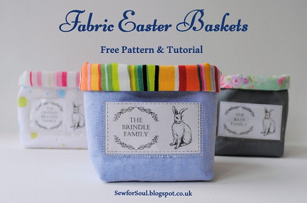 Tutorial: Little fabric baskets