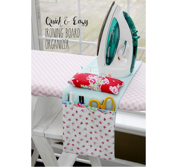 Tutorial: Ironing board organizer