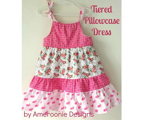 Tutorial: Little girls tiered pillowcase dress