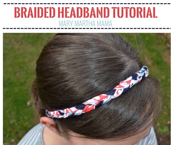 Tutorial: Braided knit fabric headband