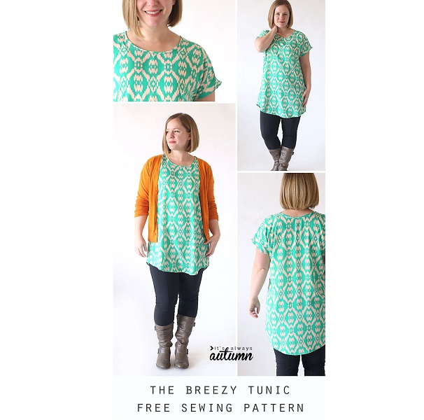 Free pattern: Breezy Tee Tunic