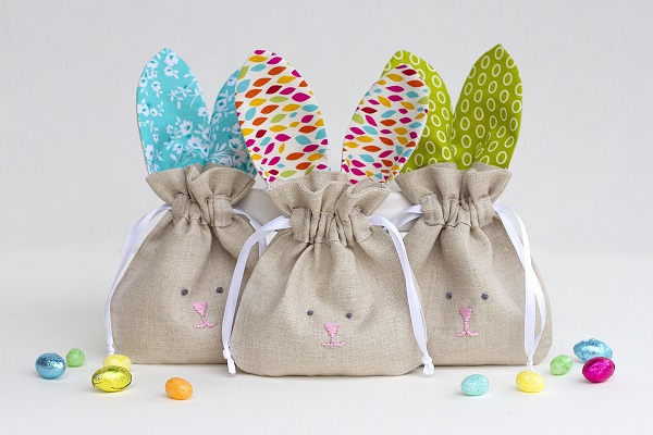 Tutorial: Drawstring Bunny Bags