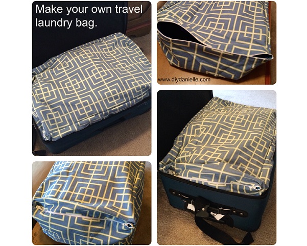 Tutorial: Travel laundry bag made to fit your suitcase