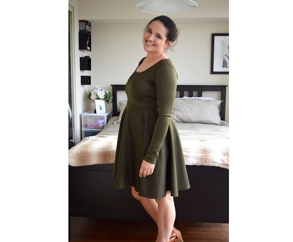 Tutorial: Long sleeve skater dress