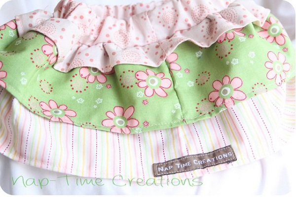 Tutorial: Tiered ruffle skirt for baby