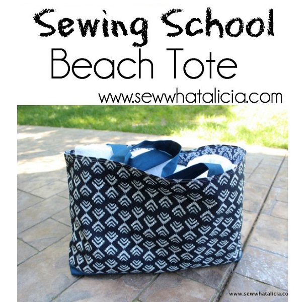 Tutorial: Simple beach tote