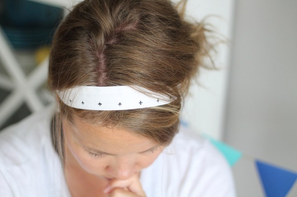 Tutorial: Velvet back fabric headband