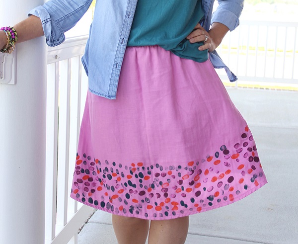 Tutorial: Mother's Day fingerprint skirt