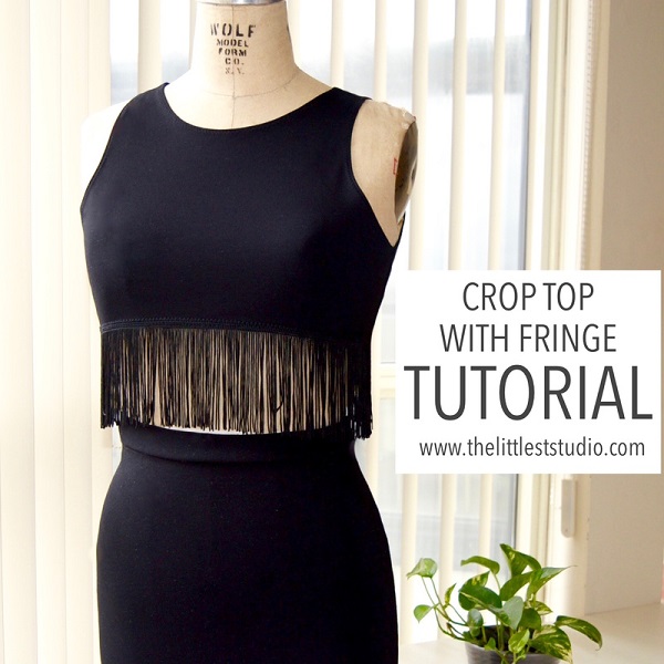 Free pattern: Fringed crop top