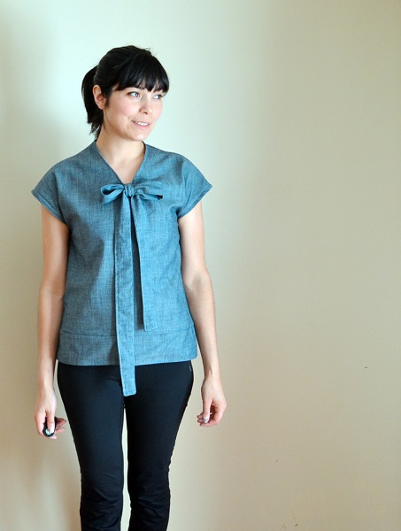 Free pattern: Necktie Top