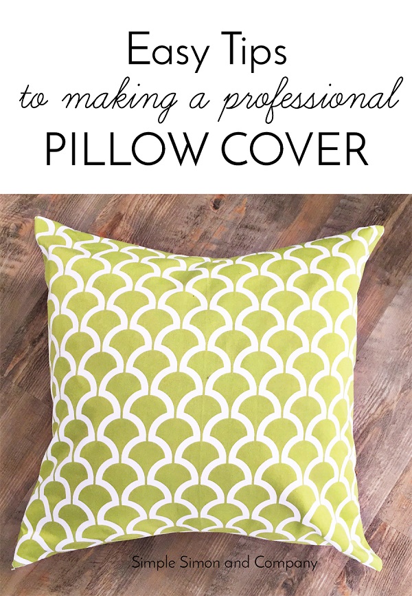 Tutorial: Sew a pillow cover like a pro