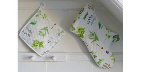 Tutorial: Pot holder and oven mitt