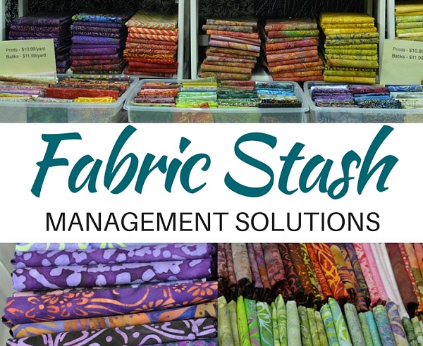 Too much fabric? Ideas for reducing your fabric stash