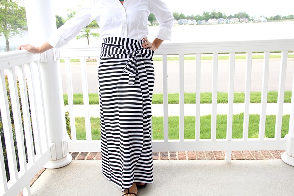 Tutorial: Wrap maxi skirt