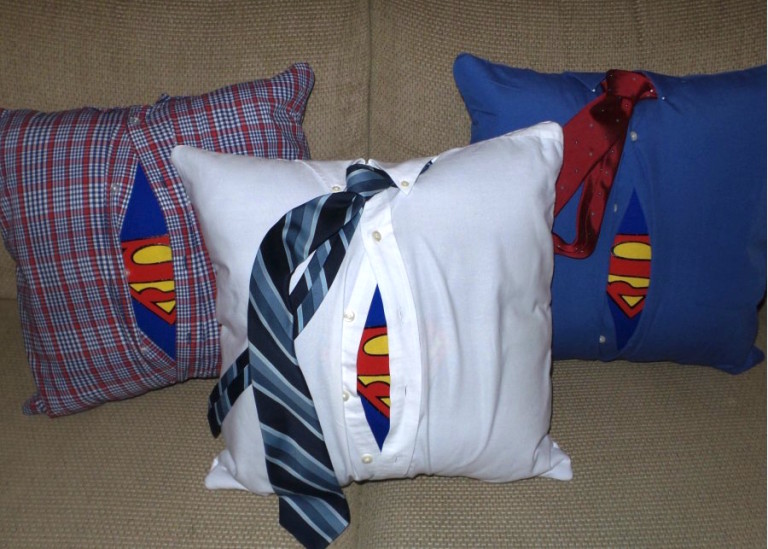 Jennifer-Davey-Superman-Pillow