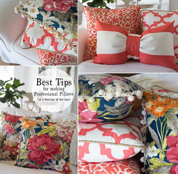 Tutorial: How to sew professional pillow covers