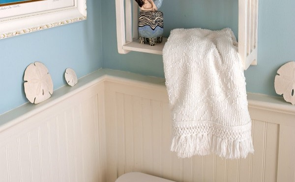 Tutorial: Hand towels from an old candlewick bedspread