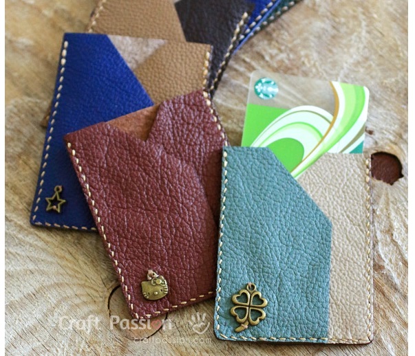 Tutorial: Leather business or credit card sleeve