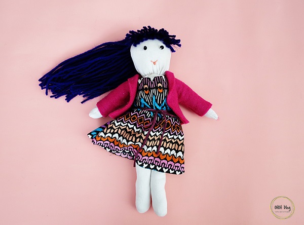 Tutorial: Soft fabric sock doll