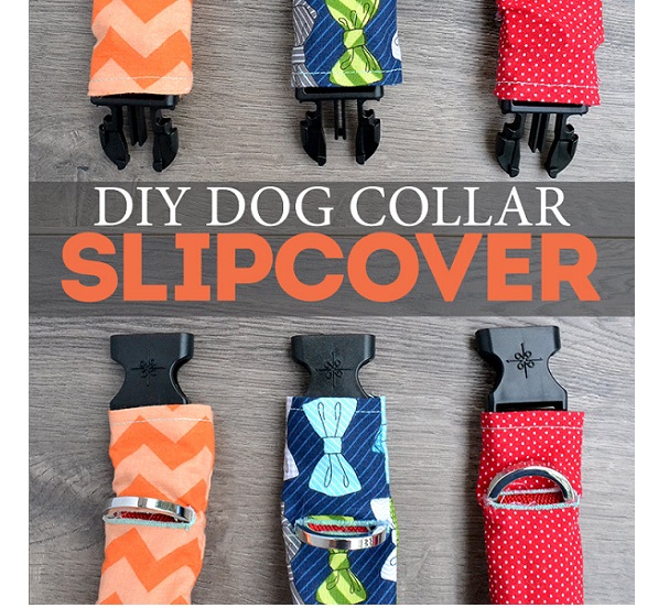 Tutorial: Dog collar slipcover