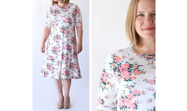 Free pattern: Easy swing dress