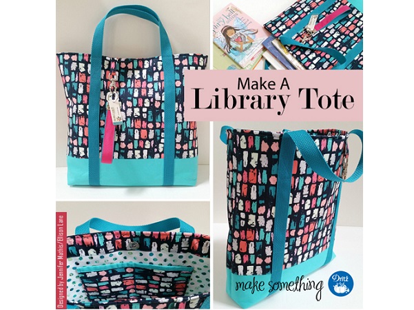 Tutorial: Library book tote