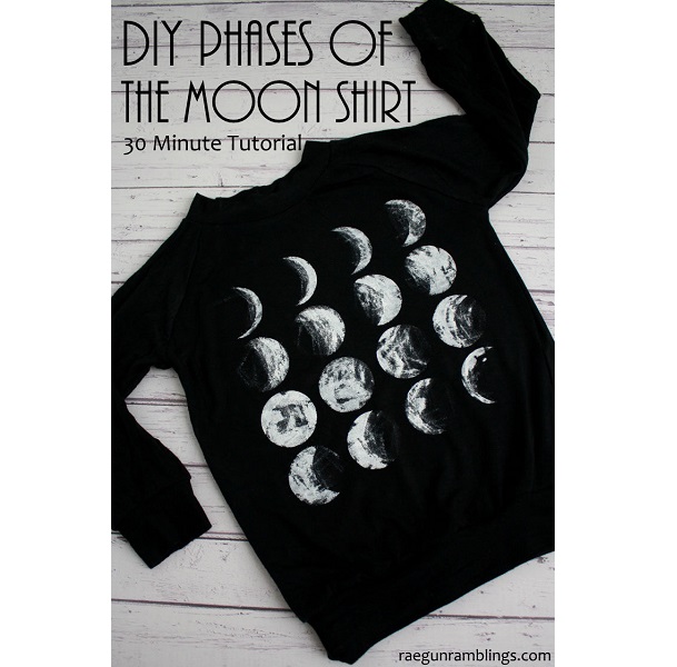 Tutorial: Phases of the moon t-shirt