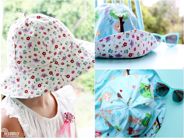 Free pattern: Reversible School Yard Sun Hat 