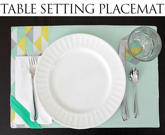 Tutorial: Table setting placemat