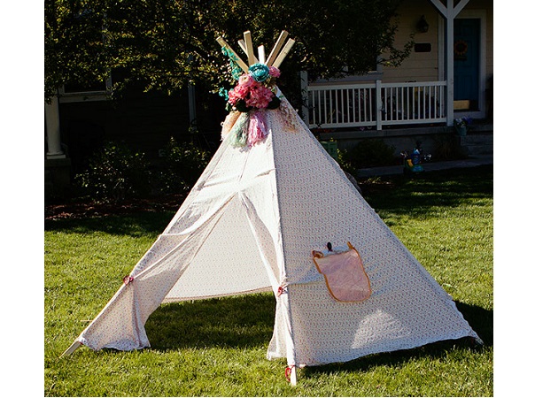 Free pattern: DIY tee pee tent