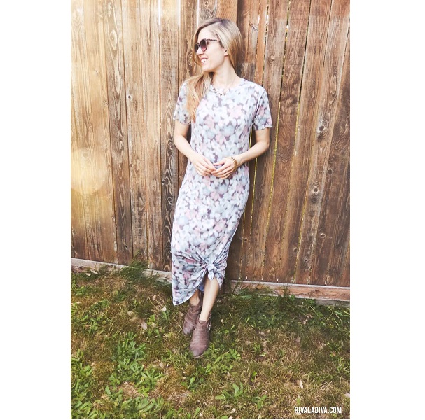 Tutorial: T-shirt maxi dress