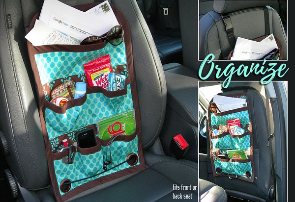 Tutorial: Car organizer caddy for the front or back seat