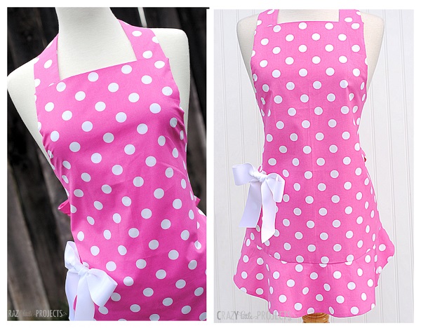 Tutorial: Cute apron with a flounce hem