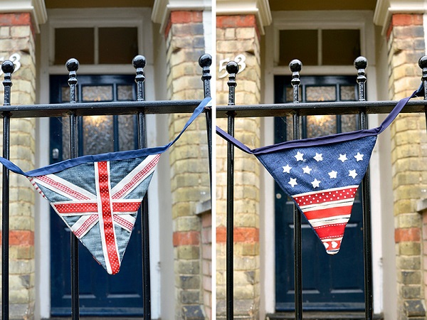 Tutorial: Upcycled denim flag bunting