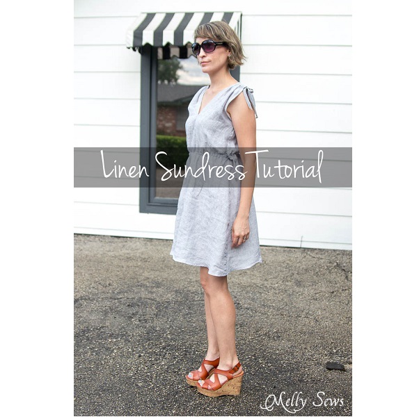 Tutorial: Linen summer sundress