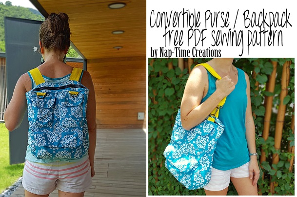 Free pattern: Convertible backpack tote – Sewing
