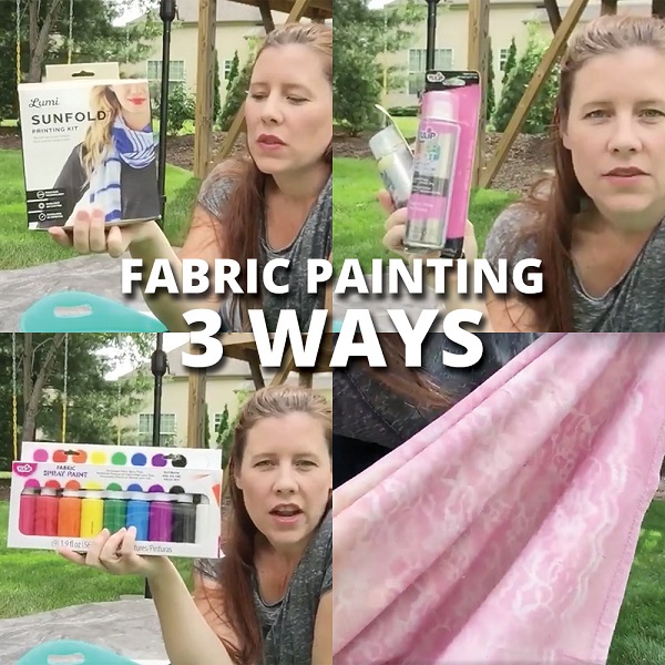 Video tutorial: 3 ways to paint or dye fabric 