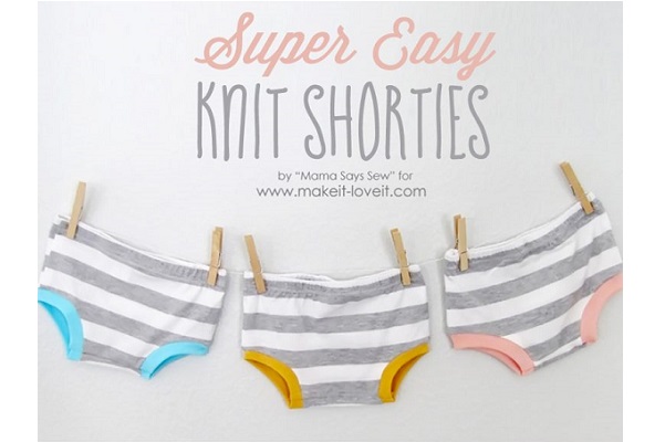 Tutorial: Super Easy Knit Shorties