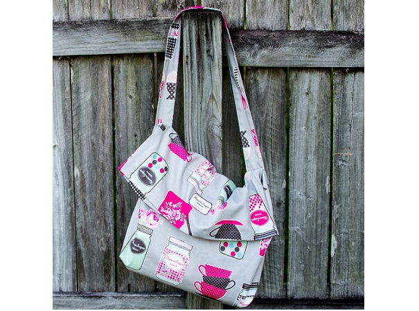 Tutorial: Make this messenger bag from 1 yard of fabric