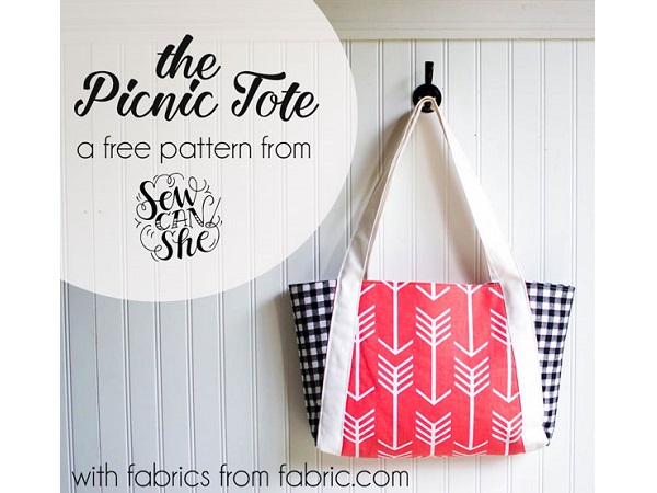 Free pattern: Picnic Tote