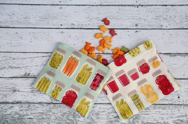 Tutorial: Reusable fabric snack bags