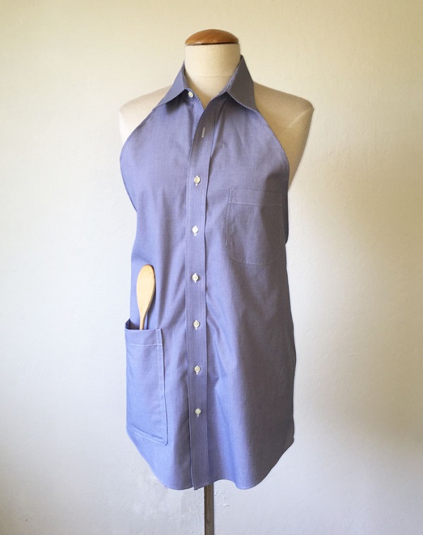 Tutorial: Apron from a button up shirt